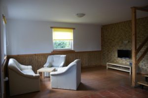 Wypoczynek, telewizor, domek nad morzem